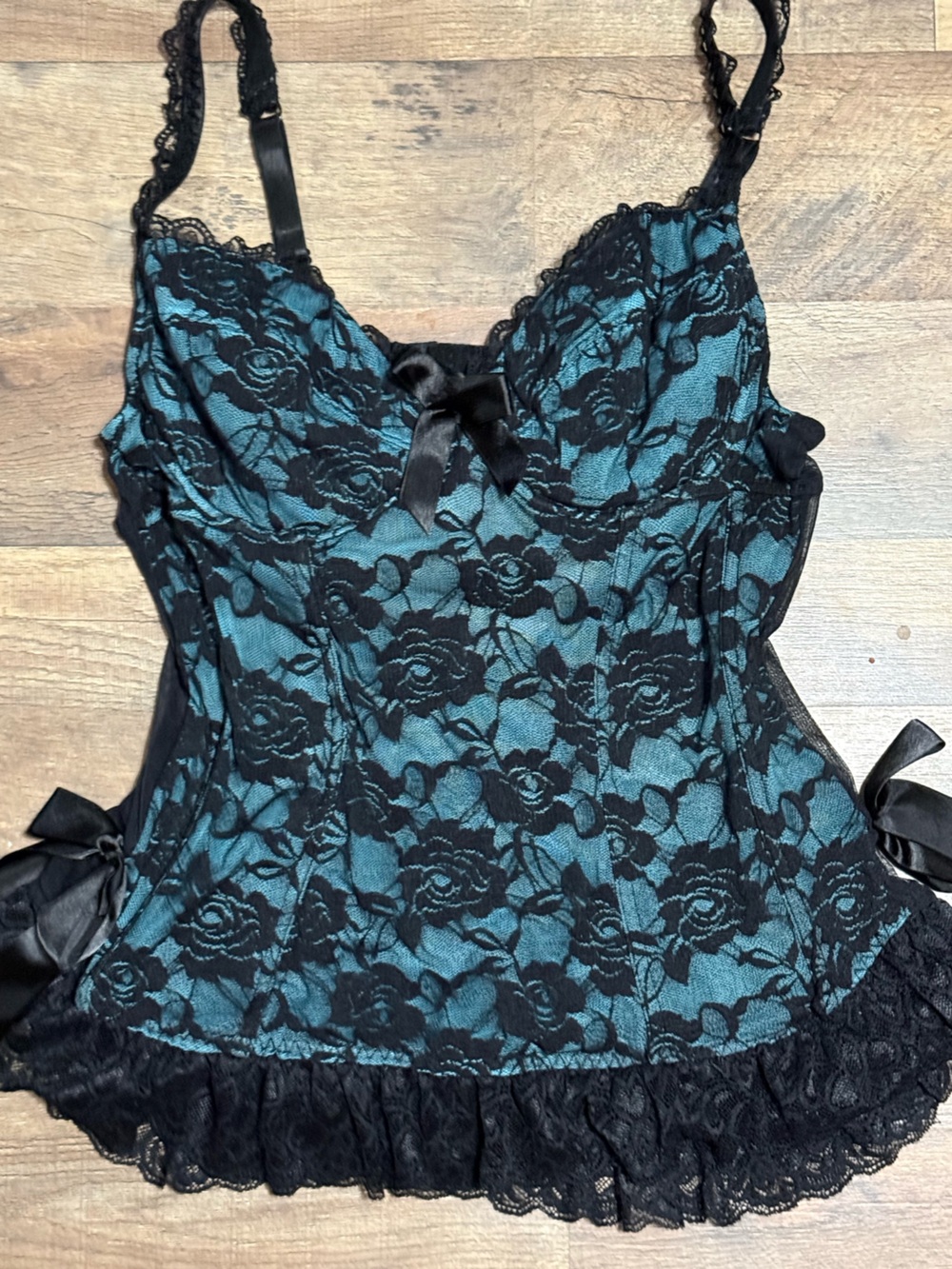 Rene Rofe Vintage Y2K Victorian-Style Corset Bustier